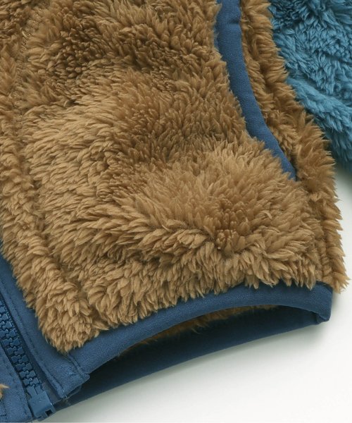 BREEZE（ブリーズ）の「ファーフリースジャケット（マウンテンパーカー・キッズ・ピンク/ライム/ブルー/キナリ・80/130/90/100/120/140/110）」の12枚目の写真