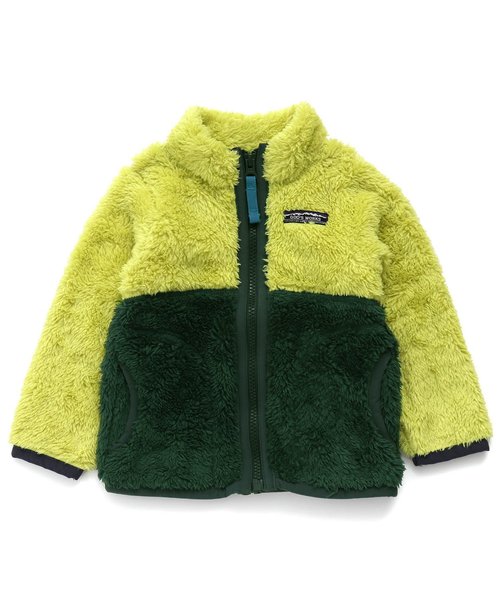 BREEZE（ブリーズ）の「ファーフリースジャケット（マウンテンパーカー・キッズ・ピンク/ライム/ブルー/キナリ・80/130/90/100/120/140/110）」の9枚目の写真