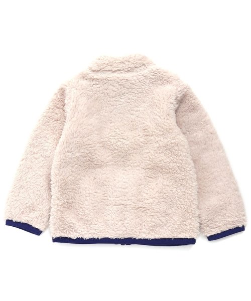 BREEZE（ブリーズ）の「ファーフリースジャケット（マウンテンパーカー・キッズ・ピンク/ライム/ブルー/キナリ・80/130/90/100/120/140/110）」の7枚目の写真