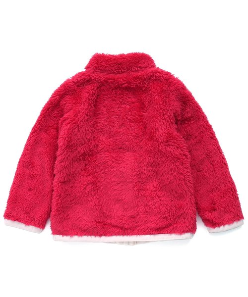 BREEZE（ブリーズ）の「ファーフリースジャケット（マウンテンパーカー・キッズ・ピンク/ライム/ブルー/キナリ・80/130/90/100/120/140/110）」の6枚目の写真