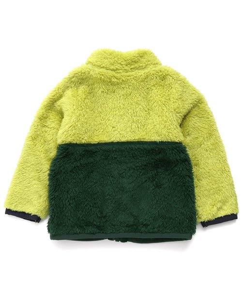 BREEZE（ブリーズ）の「ファーフリースジャケット（マウンテンパーカー・キッズ・ピンク/ライム/ブルー/キナリ・80/130/90/100/120/140/110）」の5枚目の写真