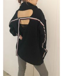 バックテープタートルニットTOPS