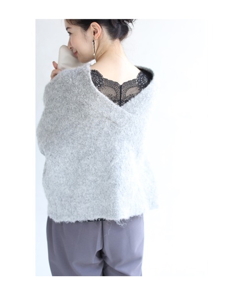 cawaii（カワイイ）の「肌見せ卒業世代の長袖レースインナートップス（Tシャツ/カットソー・レディース・ブラック/ホワイト・M/XL）」の5枚目の写真