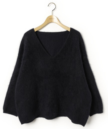 Sov.(DOUBLE  STANDARD  CLOTHING)�i�\�u�j�̌Ò��uV�l�b�N�j�b�g�i�j�b�g/�Z�[�^�[�j�v