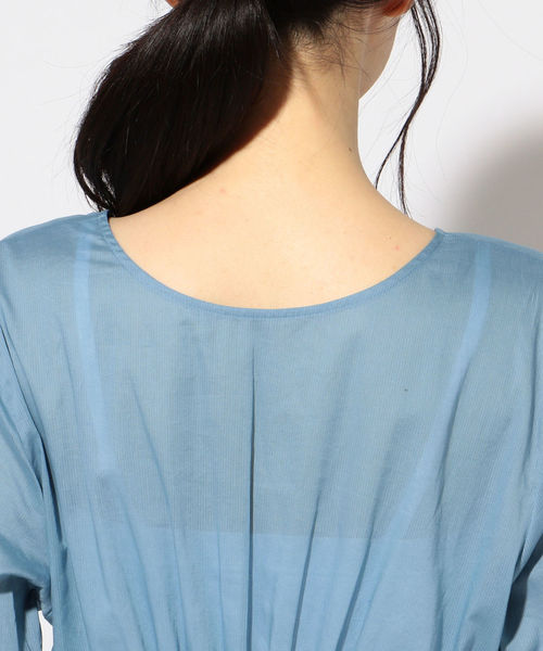 SHIPS(シップス)の「シャドーストライプ2WAYワンピース◇(ワンピース・レディース・スカイブルー/ブラック/ベージュ系その他/ロイヤルブルー・ONE SIZE)」の16枚目の写真