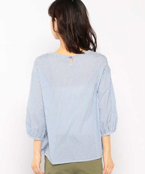 Petit Honfleur（プチオンフルール）の「◇カタログ掲載◇レース使いプルオーバー（Tシャツ/カットソー・レディース・ホワイト/ブルー/アイボリー・11号/13号/9号）」の13枚目の写真