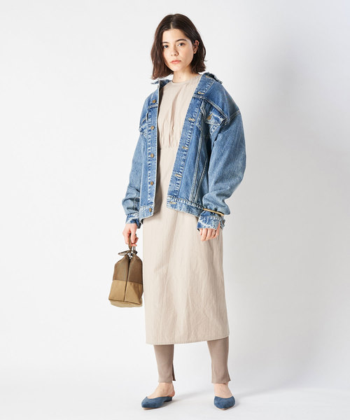 最終金子綾　 AMOMMA タフタワンピース Whim Gazette（ウィムガゼット）の「【Oggi5月号掲載 金子綾