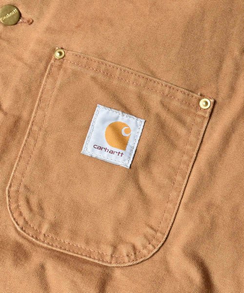 Carhartt（カーハート）の「【ヴィンテージ古着】Carhartt/カーハート "MICHIGAN COAT" ワークジャケット（カバーオール・メンズ・ブラウン・36）」の2枚目の写真