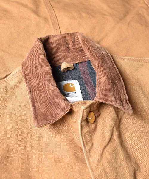 Carhartt（カーハート）の「【ヴィンテージ古着】Carhartt/カーハート "MICHIGAN COAT" ワークジャケット（カバーオール・メンズ・ブラウン・36）」の6枚目の写真