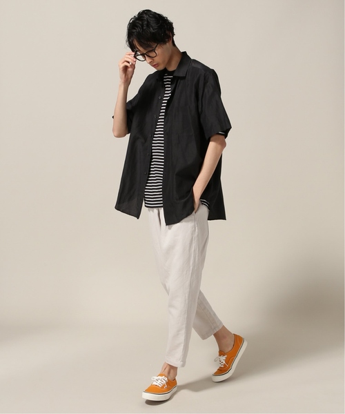 417 EDIFICE(フォーワンセブンエディフィス)の「アルティマポンチボーダー クルーネック TEE(Tシャツ/カットソー・メンズ・ホワイト/ブラック・LARGE/MEDIUM/SMALL/X-LARGE)」の3枚目の写真