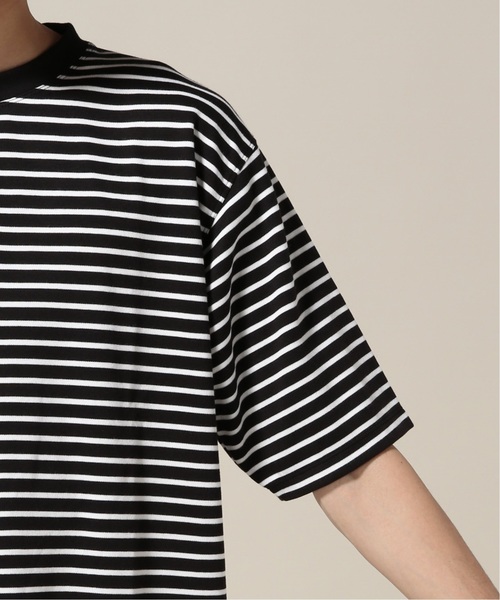 417 EDIFICE(フォーワンセブンエディフィス)の「アルティマポンチボーダー クルーネック TEE(Tシャツ/カットソー・メンズ・ホワイト/ブラック・LARGE/MEDIUM/SMALL/X-LARGE)」の9枚目の写真