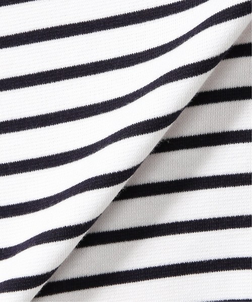 417 EDIFICE(フォーワンセブンエディフィス)の「アルティマポンチボーダー クルーネック TEE(Tシャツ/カットソー・メンズ・ホワイト/ブラック・LARGE/MEDIUM/SMALL/X-LARGE)」の15枚目の写真