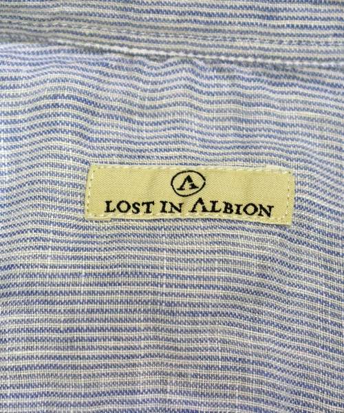 291295＝HOMME（ニーキューイチニーキューゴーオム）の「【LOST IN ALBION】　プリントリネンシャツ　サックス（シャツ/ブラウス・メンズ・ブルー系その他/ブルー系その他2・46/48）」の9枚目の写真