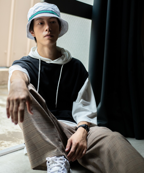 WEGO（ウィゴー）の「WEGO/カノコクルーネックベスト（ベスト・メンズ・ダークグリーン/ベージュ/ブラック/ダークオレンジ・MEDIUM/LARGE）」の2枚目の写真