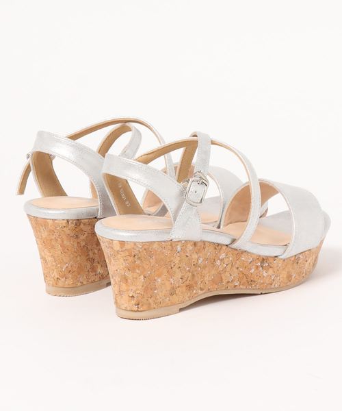 LE TALON（ルタロン）の「7cmクロスストラッププラットサンダル◆（サンダル・レディース・ブラック/ベージュ/シルバー/モスグリーン/ピンク・SMALL/MEDIUM/LARGE/X-LARGE/X-SMALL）」の6枚目の写真