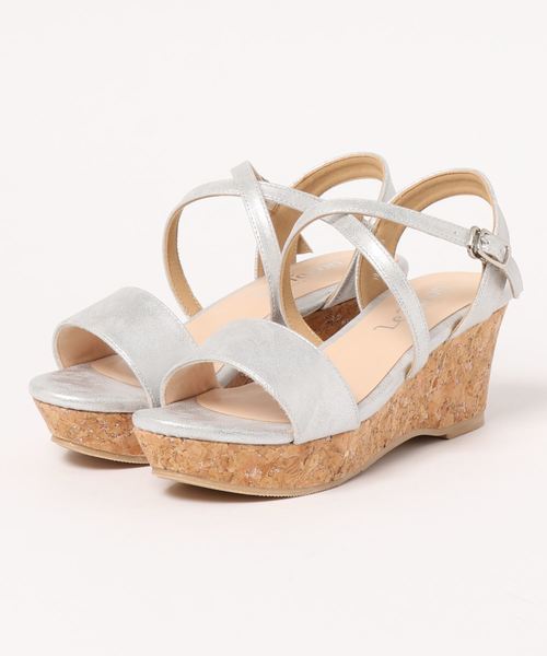 LE TALON（ルタロン）の「7cmクロスストラッププラットサンダル◆（サンダル・レディース・ブラック/ベージュ/シルバー/モスグリーン/ピンク・SMALL/MEDIUM/LARGE/X-LARGE/X-SMALL）」の8枚目の写真