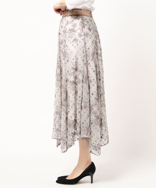 Rirandture（リランドチュール）の「スカーフ柄刺繍SK（スカート  