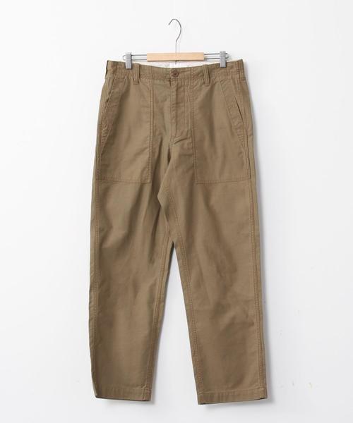 coen（コーエン）の「【WEB限定】バックサテンベイカーパンツ#（その他パンツ・メンズ・オリーブ/ベージュ・SMALL/LARGE/X-LARGE/MEDIUM）」の3枚目の写真