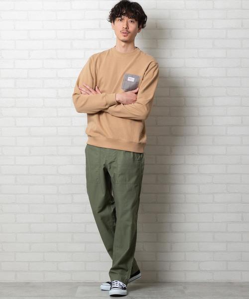 coen（コーエン）の「【WEB限定】バックサテンベイカーパンツ#（その他パンツ・メンズ・オリーブ/ベージュ・SMALL/LARGE/X-LARGE/MEDIUM）」の15枚目の写真