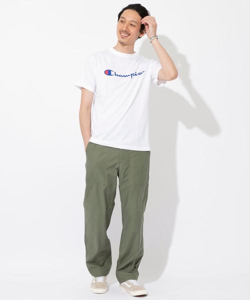 coen（コーエン）の「【WEB限定】バックサテンベイカーパンツ#（その他パンツ・メンズ・オリーブ/ベージュ・SMALL/LARGE/X-LARGE/MEDIUM）」の14枚目の写真