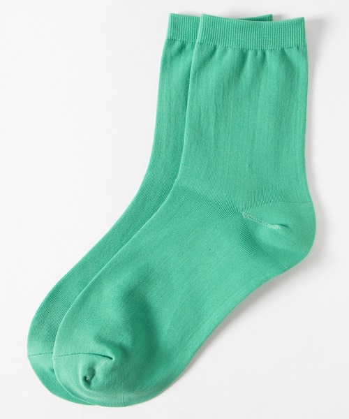 WEGO（ウィゴー）の「WEGO/ナイロン混ソックス（ソックス/靴下・レディース・ホワイト/ライトグレー/ブラック/パープル/ライム/グリーン/パープル系その他/ブルー/イエロー・FREE）」の6枚目の写真