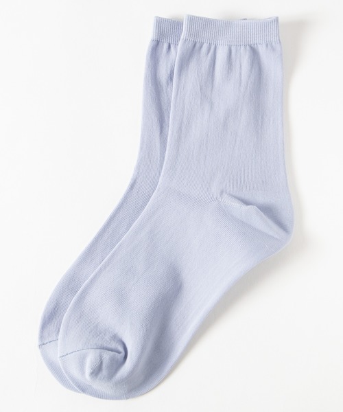 WEGO（ウィゴー）の「WEGO/ナイロン混ソックス（ソックス/靴下・レディース・ホワイト/ライトグレー/ブラック/パープル/ライム/グリーン/パープル系その他/ブルー/イエロー・FREE）」の4枚目の写真