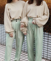 PairPair | 裏毛リブ付プルオーバー(スウェット)