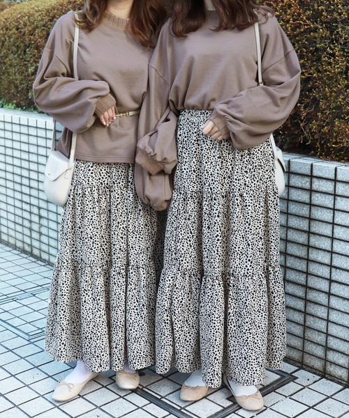 PairPair（ペアペア）の「裏毛リブ付スウェット（スウェット・レディース・ベージュ/ライトグリーン/モカ/ラベンダー・FREE）」の6枚目の写真