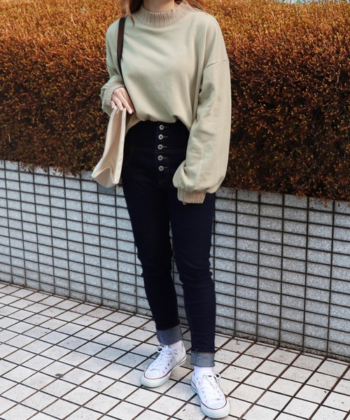 PairPair（ペアペア）の「裏毛リブ付スウェット（スウェット・レディース・ベージュ/ライトグリーン/モカ/ラベンダー・FREE）」の17枚目の写真