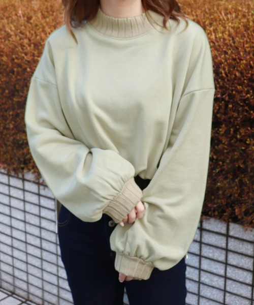 PairPair（ペアペア）の「裏毛リブ付スウェット（スウェット・レディース・ベージュ/ライトグリーン/モカ/ラベンダー・FREE）」の18枚目の写真