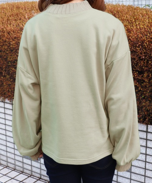 PairPair（ペアペア）の「裏毛リブ付スウェット（スウェット・レディース・ベージュ/ライトグリーン/モカ/ラベンダー・FREE）」の20枚目の写真