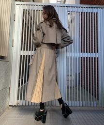 ENVYM | バックプリーツトレンチＣＴ(トレンチコート)