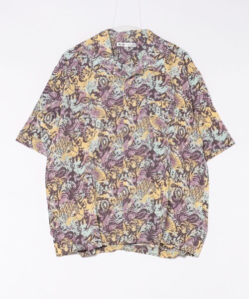 STYLEBLOCK（スタイルブロック）の「レーヨンオープンカラービッグアロハシャツ（シャツ/ブラウス・メンズ・ブルー/ブラック系その他2/ホワイト系その他/ブラック系その他3/ホワイト/ブラック/ブラック系その他/ネイビー/ホワイト系その他2/イエロー・L/M/LL）」の10枚目の写真