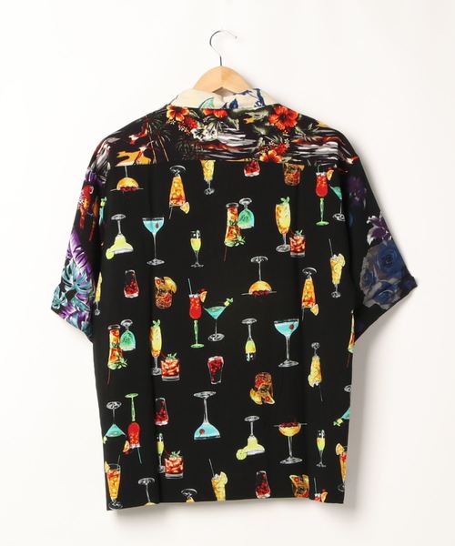 STYLEBLOCK（スタイルブロック）の「レーヨンオープンカラービッグアロハシャツ（シャツ/ブラウス・メンズ・ブルー/ブラック系その他2/ホワイト系その他/ブラック系その他3/ホワイト/ブラック/ブラック系その他/ネイビー/ホワイト系その他2/イエロー・L/M/LL）」の12枚目の写真