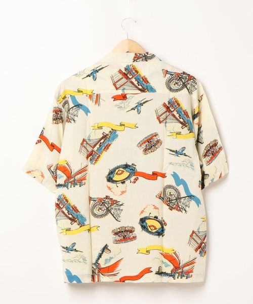 STYLEBLOCK（スタイルブロック）の「レーヨンオープンカラービッグアロハシャツ（シャツ/ブラウス・メンズ・ブルー/ブラック系その他2/ホワイト系その他/ブラック系その他3/ホワイト/ブラック/ブラック系その他/ネイビー/ホワイト系その他2/イエロー・L/M/LL）」の17枚目の写真