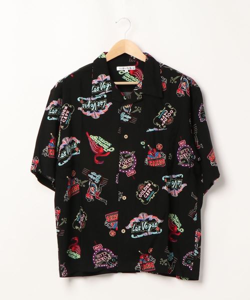 STYLEBLOCK（スタイルブロック）の「レーヨンオープンカラービッグアロハシャツ（シャツ/ブラウス・メンズ・ブルー/ブラック系その他2/ホワイト系その他/ブラック系その他3/ホワイト/ブラック/ブラック系その他/ネイビー/ホワイト系その他2/イエロー・L/M/LL）」の22枚目の写真