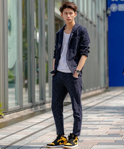 Bling Leads(ブリングリーズ)の「スラブ 裏毛 アンクル パンツ(その他パンツ・メンズ・ブラック系その他/グレー系その他/ブルー系その他・M/L/XL)」の9枚目の写真