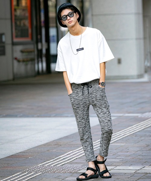 Bling Leads(ブリングリーズ)の「スラブ 裏毛 アンクル パンツ(その他パンツ・メンズ・ブラック系その他/グレー系その他/ブルー系その他・M/L/XL)」の16枚目の写真