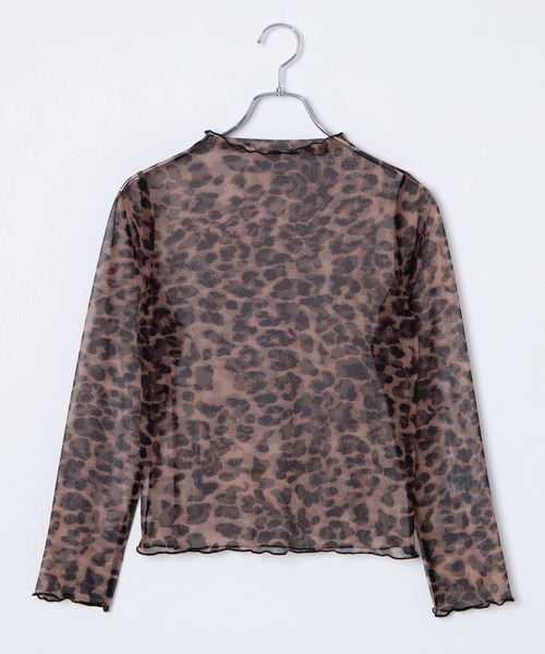 WEGO(ウィゴー)の「WEGO/プリントシースルーシアーTシャツ(Tシャツ/カットソー・レディース・ブルー系その他/ブラック系その他2/アニマル/その他1・FREE)」の14枚目の写真