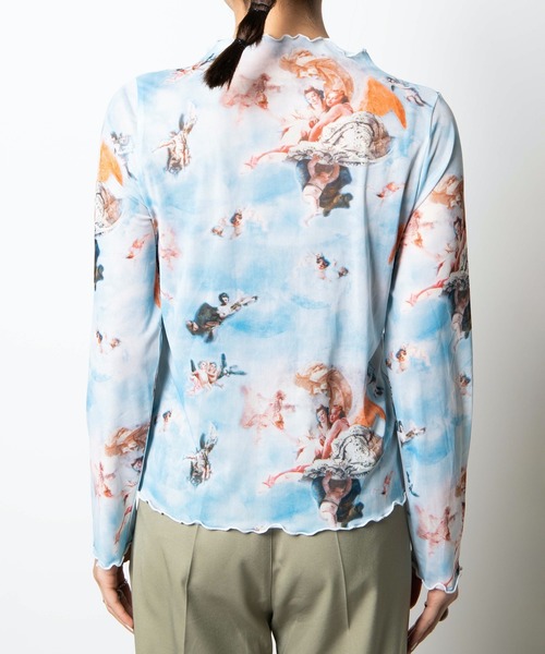 WEGO(ウィゴー)の「WEGO/プリントシースルーシアーTシャツ(Tシャツ/カットソー・レディース・ブルー系その他/ブラック系その他2/アニマル/その他1・FREE)」の18枚目の写真