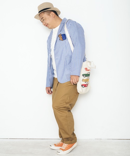 BUCCA 44(ブッカフォーティーフォー)の「【BUCCA 44】テーパードチノパンツ(チノパンツ・メンズ・ベージュ/ネイビー・MEDIUM/LARGE/X-LARGE/XX-LARGE/XXX-LARGE/XXXX-LARGE)」の6枚目の写真