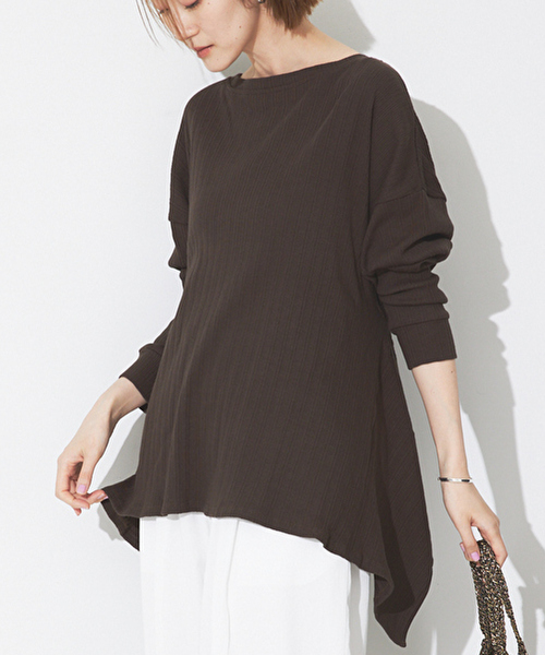 Fonce フォンセ の 3wayテレコプルオーバー Tシャツ カットソー Wear