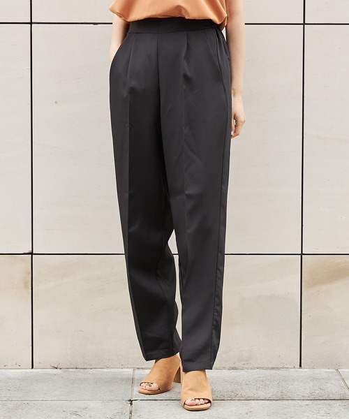 FUN.TRINITY（ファン トリニティー）の「センタープレスパンツ（その他パンツ・レディース・アイボリー/ブラック/カーキ/ブルー/ピンク・M）」の3枚目の写真