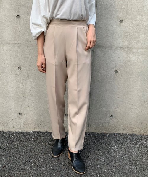 FUN.TRINITY（ファン トリニティー）の「センタープレスパンツ（その他パンツ・レディース・アイボリー/ブラック/カーキ/ブルー/ピンク・M）」の22枚目の写真