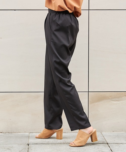 FUN.TRINITY（ファン トリニティー）の「センタープレスパンツ（その他パンツ・レディース・アイボリー/ブラック/カーキ/ブルー/ピンク・M）」の20枚目の写真