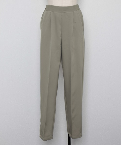 FUN.TRINITY（ファン トリニティー）の「センタープレスパンツ（その他パンツ・レディース・アイボリー/ブラック/カーキ/ブルー/ピンク・M）」の12枚目の写真