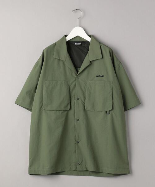 WILD THINGS（ワイルドシングス）の「【別注】 ＜WILD THINGS（ワイルドシングス）＞ SS CAMP SHIRTS/シャツ（シャツ/ブラウス・メンズ・ブラック/オリーブ・X-LARGE/LARGE/MEDIUM）」の2枚目の写真