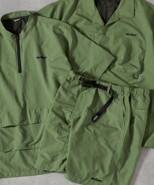 WILD THINGS（ワイルドシングス）の「【別注】 ＜WILD THINGS（ワイルドシングス）＞ SS CAMP SHIRTS/シャツ（シャツ/ブラウス・メンズ・ブラック/オリーブ・X-LARGE/LARGE/MEDIUM）」の3枚目の写真