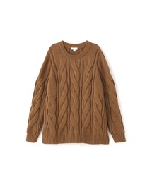 SUNSPEL | SUNSPEL / WOMEN’S MERINO BIG CABLE CREW(ニット/セーター)