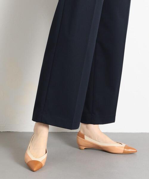 ODETTE E ODILE（オデットエオディール）の「OID カラーブロッキング FLT20↑（パンプス・レディース・ブラウン/ブラック/ピンク・25cm/22cm/23.5cm/22.5cm/23cm/24cm/24.5cm）」の3枚目の写真